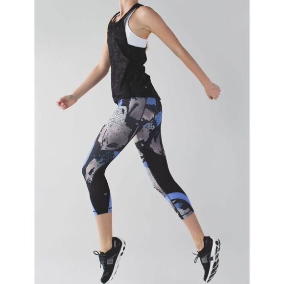 LULULEMON ATHLETICA Inspire Crop II 'Full On Luxtreme (Mesh) Size 6 - Picture 1 of 6